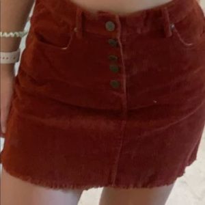 Corduroy skirt